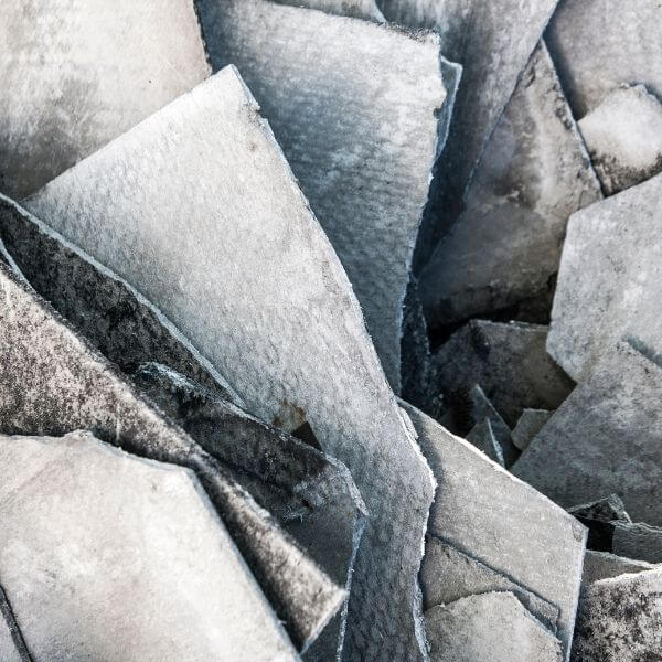 Asbestos encapsulation process being carried out in commercial building